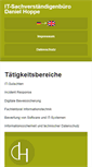 Mobile Screenshot of danielhoppe.de
