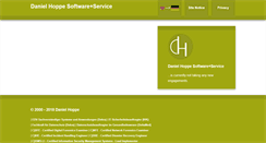 Desktop Screenshot of danielhoppe.com